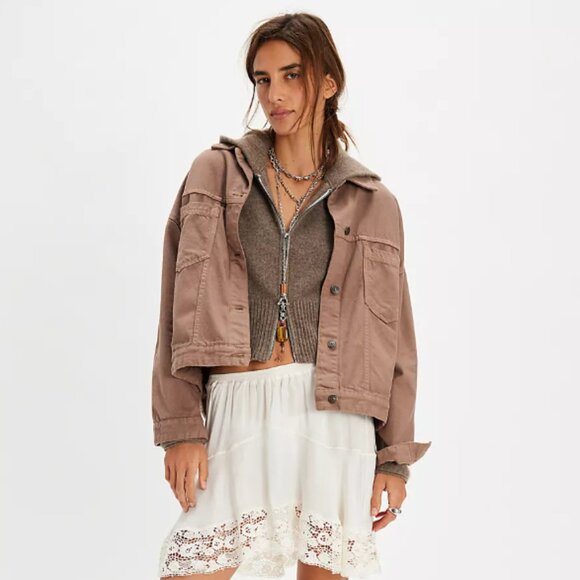 We The Free Opal Swing Denim Jacket - Picture 1 of 4